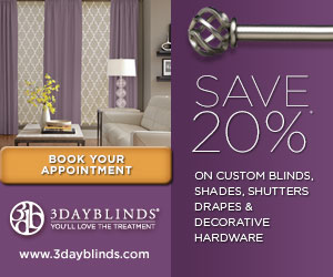 3 Day Blinds Save 20%